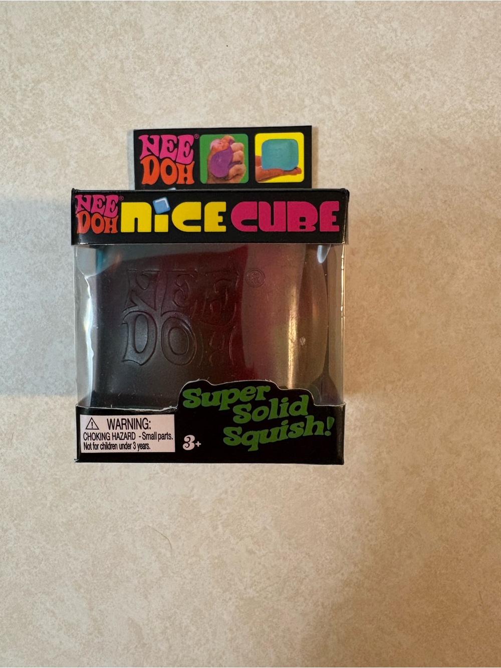 NeeDohNice Cube Super Solid Squish - Multi-Colored